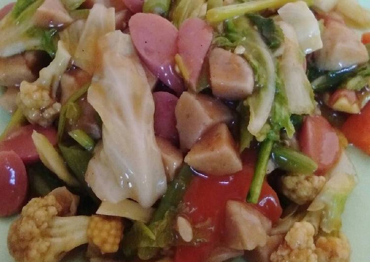 Resep Capcay vegetarian, Lezat Sekali