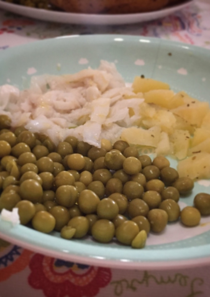 Una foto de Cena para bebés - cena BLW 10 meses