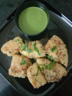 A picture of Dhokla.