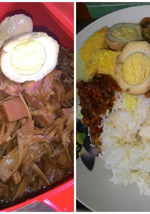 Foto resep Gudeg special tanpa daun jati dan teh