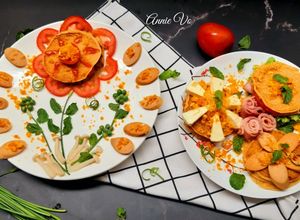 Hình của món Bánh rán dễ thương cho bé.