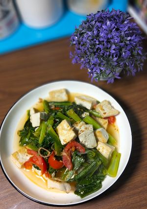 Foto resep Tumis Sawi Tahu