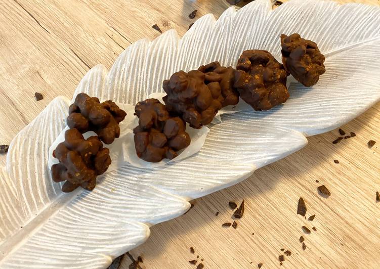 🍫🥜 Bombones de chocolate con frutos secos y pasas🍫🥜