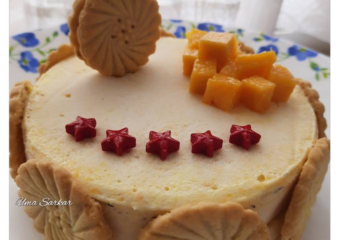 Passionfruit mango pavlova ice cream cake - Recipes - delicious.com.au