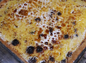 Una foto de Tarta de Ricota, Manzanas y Pasas de uva