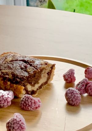 A picture of Small Batch Almond Marble Cake (gf, dfo).