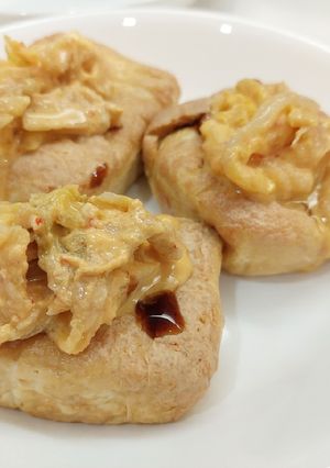 氣炸黃金臭豆腐 的食譜成品照片
