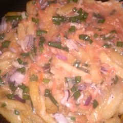 A picture of Chips mayai.