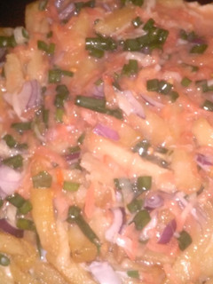A picture of Chips mayai.