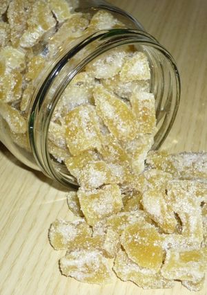 Kandírozott gyömbér recept fotója