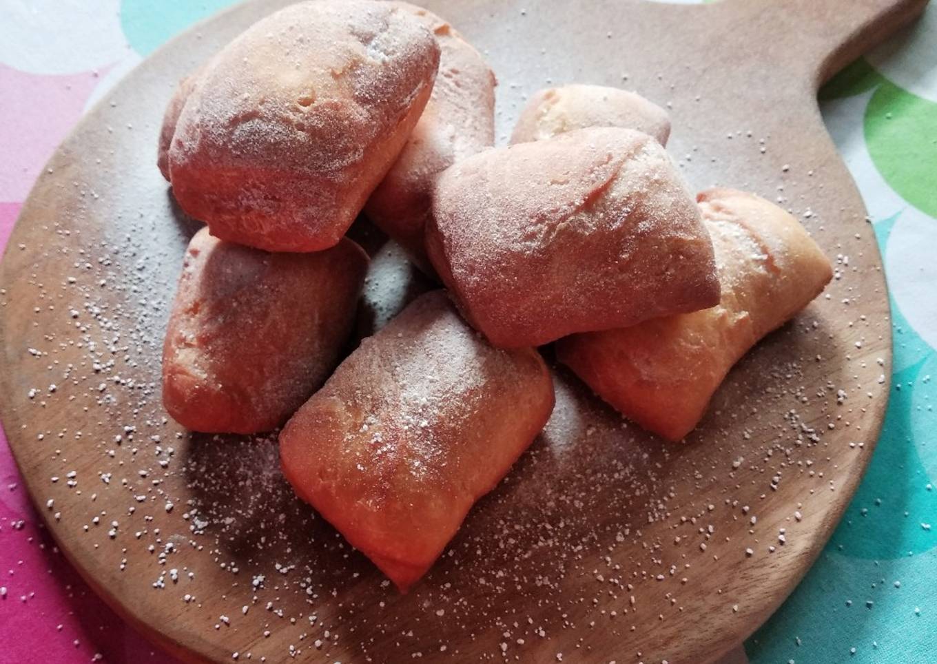 Langkah Mudah untuk Menyiapkan 17. Odading / Kue Bantal (tapi bukan
Mang Oleh) takaran sendok yang Lezat
