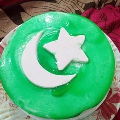 Azadi theme cake A picture of Azadi theme cake.