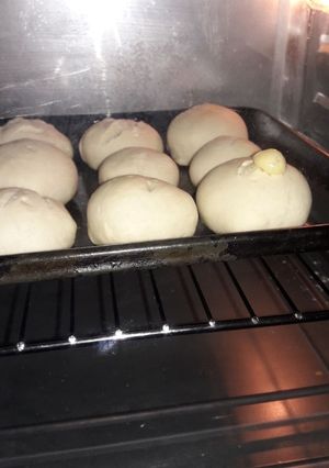 Una foto de Pancitos casero con queso 25 min horno eléctrico