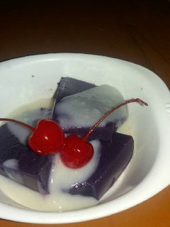 Foto resep Puding ubi ungu fla susu