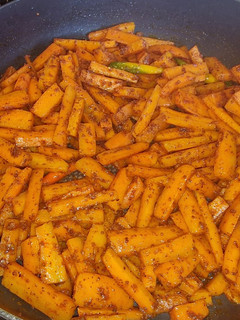 Indiai, Gajar ke Achar (Sárgarépa savanyúság, carrot pickle) recept fotója