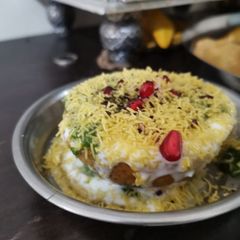 A picture of Katori chaat.