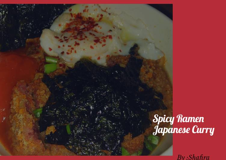 Spicy ramen japanese curry