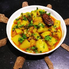 A picture of Bottle Gourd Curry (sweet & tangy).