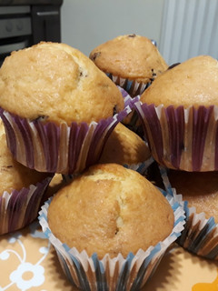 Φωτογραφία της συνταγής Γαλλικά muffins βουτύρου με κομμάτια σοκολάτας
