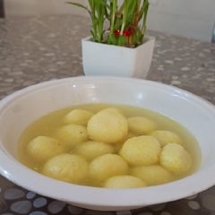 A picture of Spongy Chena Rasgulla.