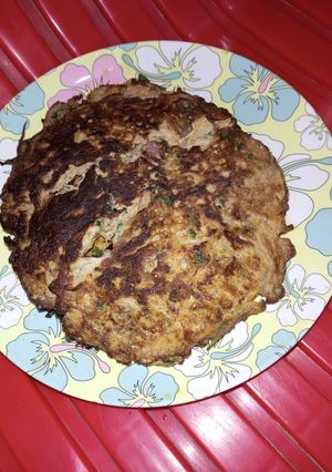 A picture of Onion egg fry.