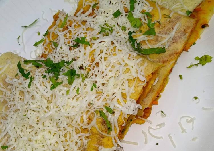 Cheese pizza dosa