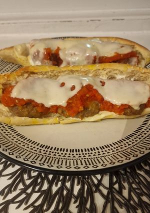 عکسی از دستور ساندویچ کوفته ایتالیایی 🌭