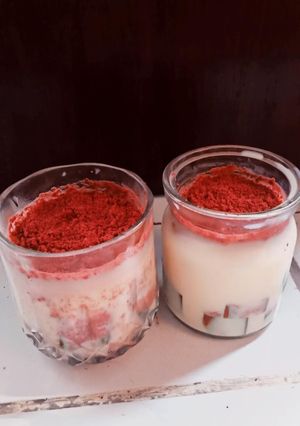 Foto resep Es puding susu
