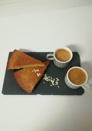 Una foto de Bizcocho integral con avena