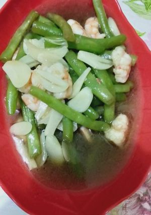 Foto resep Tumis buncis udang