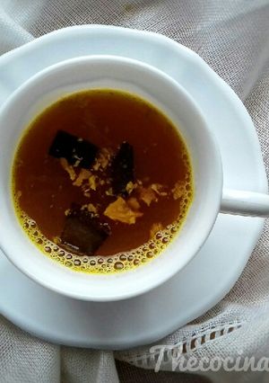 Una foto de Té de cúrcuma para tener la tripa plana
