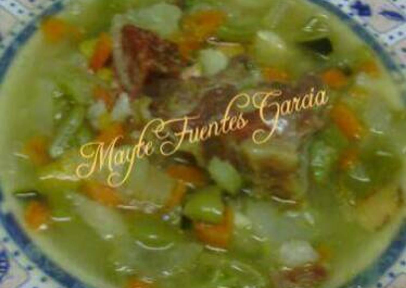 Sopa de verduras