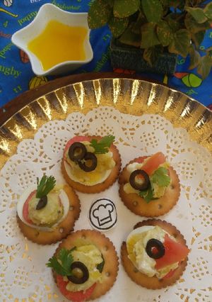 A picture of Assorted Canapes.