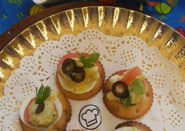 low carb Assorted Canapes | how to make easy Assorted Canapes