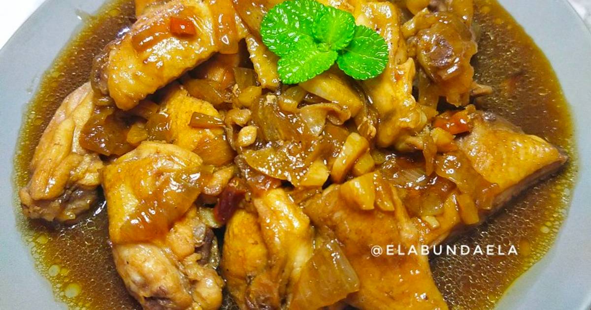 Resep Ayam Kuah Tiram Pedas Oleh Bunda Ela Cookpad