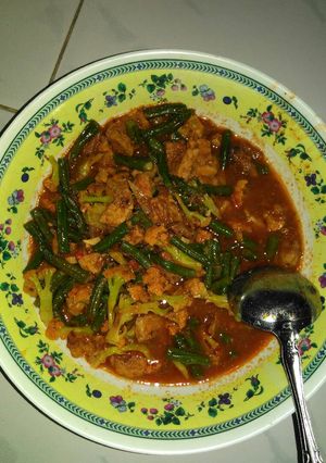 Foto resep Sarden kacang panjang dan tempe simple😊