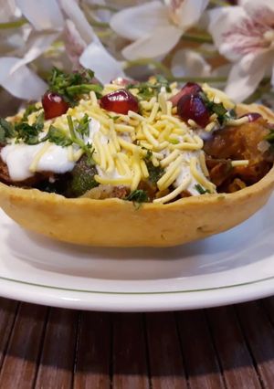 A picture of Dilli Tokri Chaat.