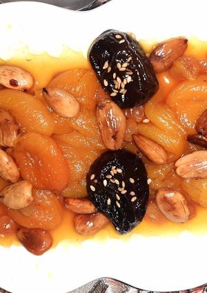 Une photo de Dessert aux fruits secs