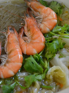 【料亭和露】蒜香鮮蝦冬粉湯 的食譜成品照片