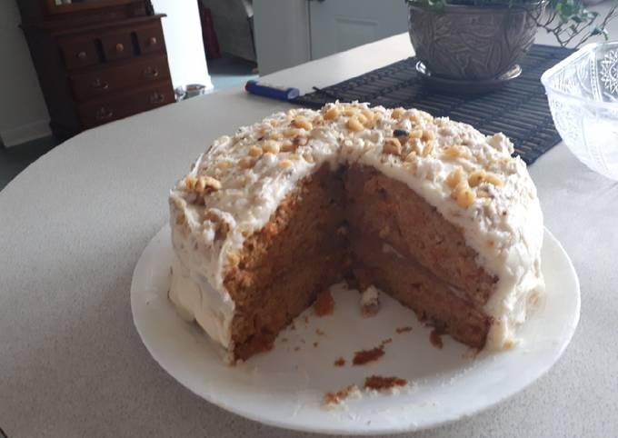 Recipe of Super Quick Carrot Cake