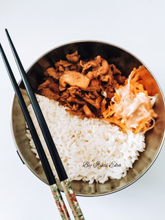 Foto resep 🇯🇵 Beef Mushrooms Teriyaki & Salad Mayo