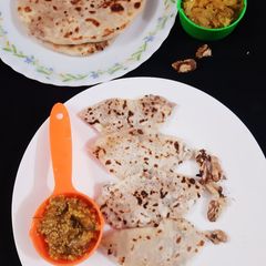 Walnut paratha A picture of Walnut paratha.