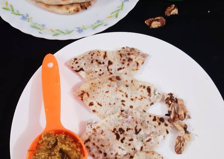 Recipe of Jamie Oliver Walnut paratha