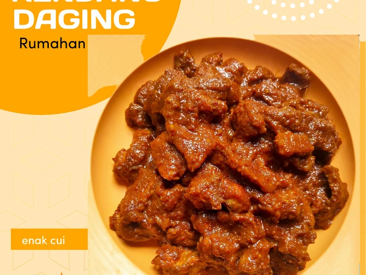 Cara Gampang Membuat Resep Rendang Daging Rumahan yang Bisa Manjain Lidah Anti Ribet, Bikin Ngiler