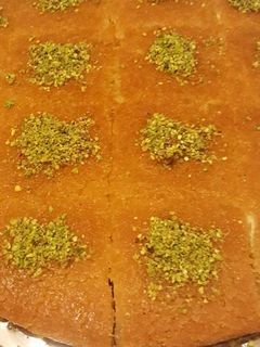 صورة لوصفة الكنافة بالقشطة والجبنة