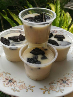 Foto resep Puding susu oreo