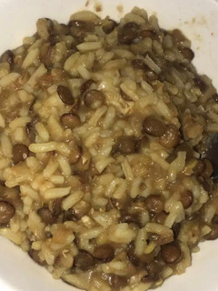 Una foto de Lentejas con Arroz