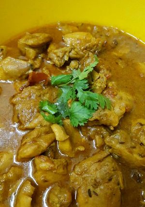 A picture of Chicken curry.