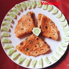 A picture of Cucumber Paratha.