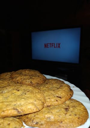 Une photo de Cookies choco-noisette